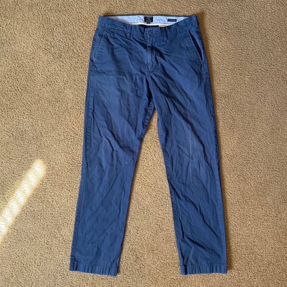 J.Crew The Sutton Summerweight Chino Pants 31x32 Blue